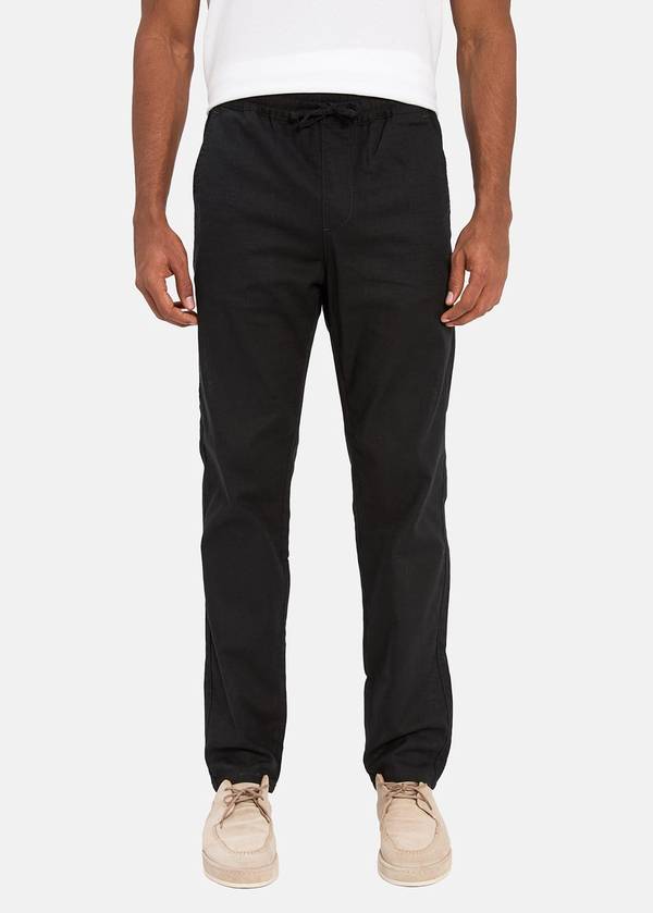 Gabbia Siyah Straight Fit Jogger Pantolon