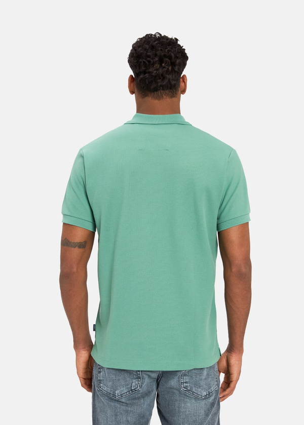 Gabbia Yeşil Classic Fit Polo Yaka T-Shirt