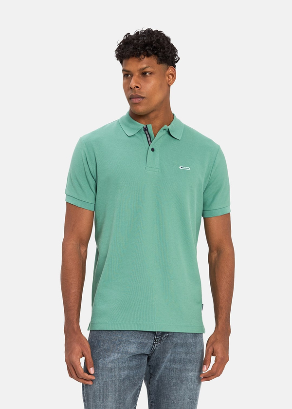 Gabbia Yeşil Classic Fit Polo Yaka T-Shirt