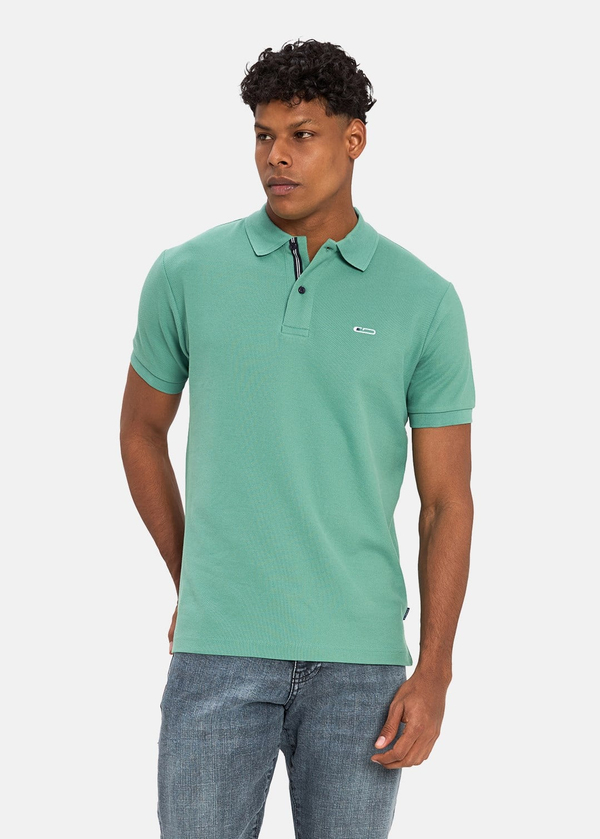 Gabbia Yeşil Classic Fit Polo Yaka T-Shirt