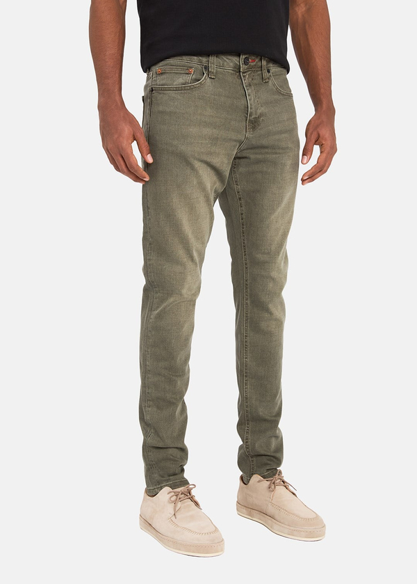 Gabbia Yeşil Slim Fit Kot Pantolon