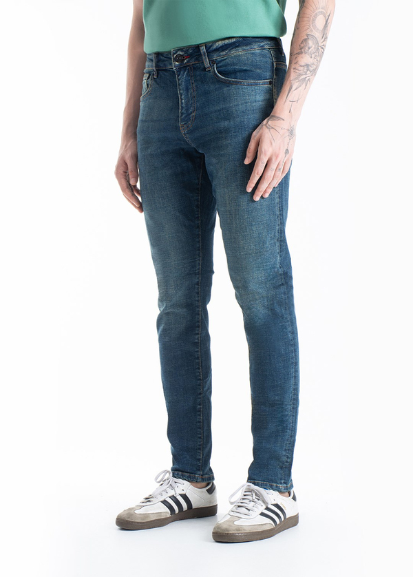 Gabbia Yeşil Slim Fit Kot Pantolon