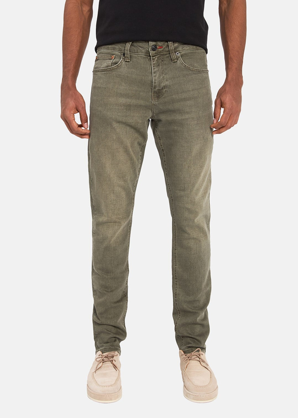 Gabbia Yeşil Slim Fit Kot Pantolon