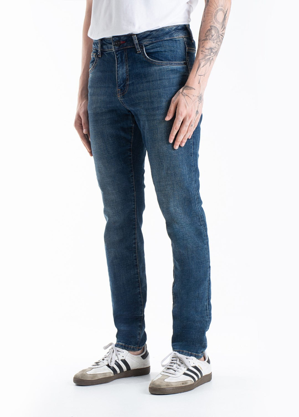Gabbia Yeşil Slim Fit Kot Pantolon