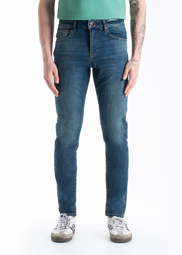 Gabbia Yeşil Slim Fit Kot Pantolon