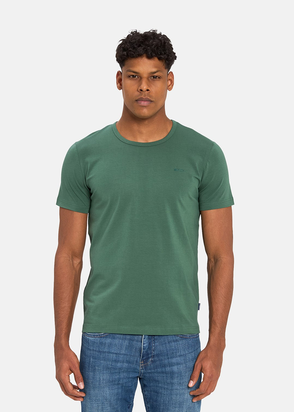 Gabbia Yeşil Standart Fit Basic T-Shirt