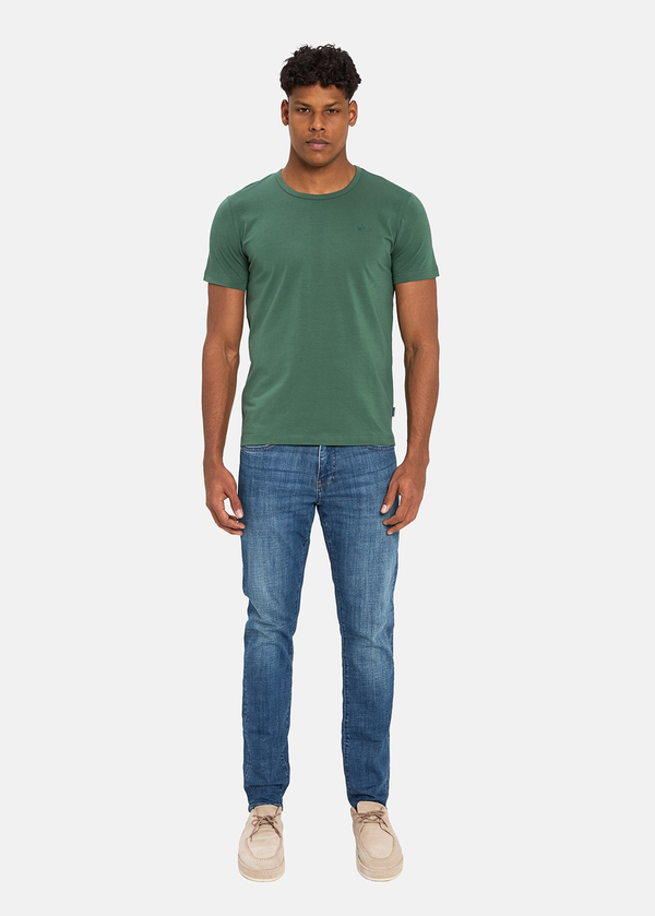 Gabbia Yeşil Standart Fit Basic T-Shirt