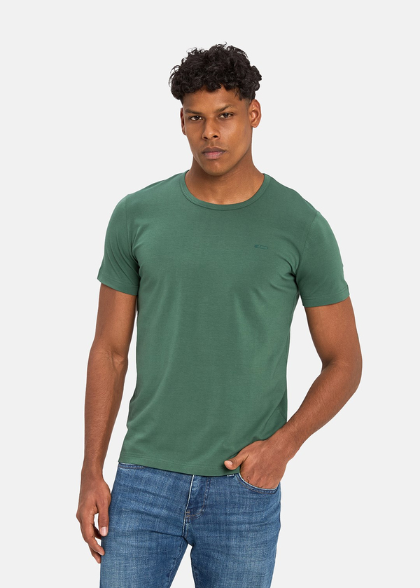 Gabbia Yeşil Standart Fit Basic T-Shirt