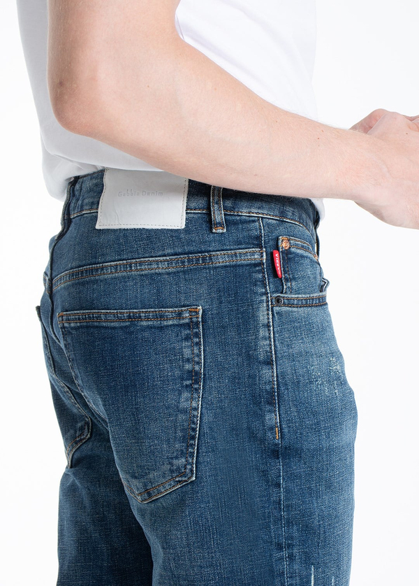 Gabbia Yeşil Tırnaklı Slim Fit Kot Pantolon