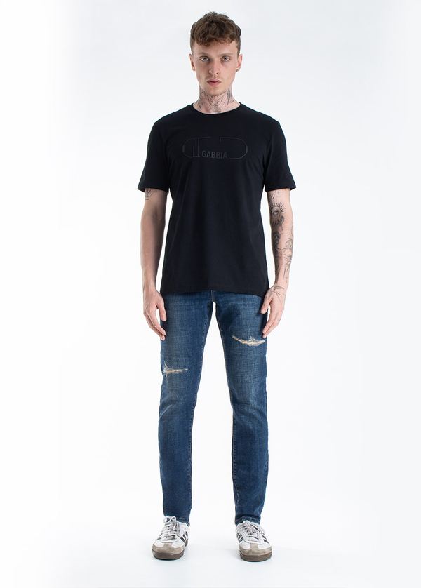 Gabbia Yeşil Yırtıklı Slim Fit Kot Pantolon