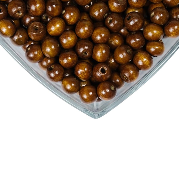 Kahveregi Ahşap Boncuk 9 - 10 mm 1000 gr