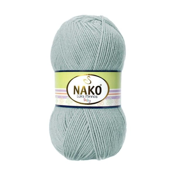 Nako Lüks Minnoş Gümüş Gri - 5378