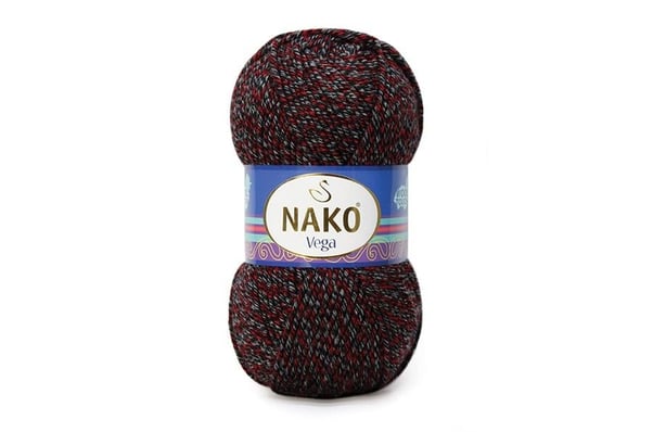 Nako Vega Siyah Kırmızı Gri Muline-21370