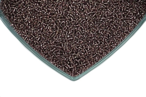 Şeffaf Koyu Mor Kum Boncuk 2 mm