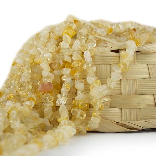 Sitrin (Citrine) Taşı Kırık Doğal Taş Dizisi Model-01