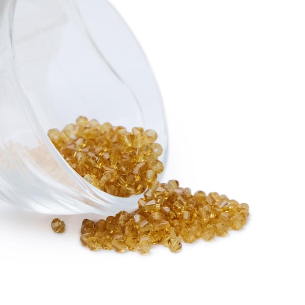 Swarovski Kristal Boncuk 4 mm Hardal