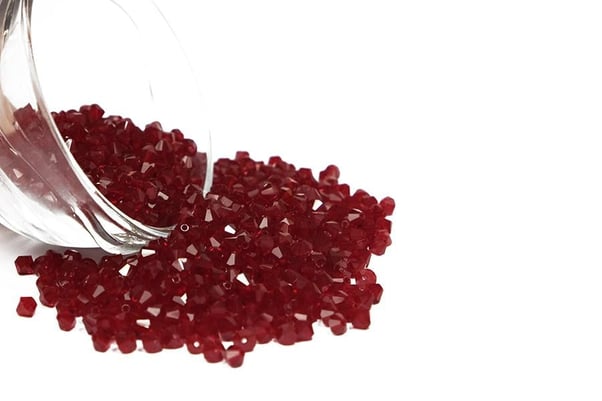 Swarovski Kristal Boncuk Bordo