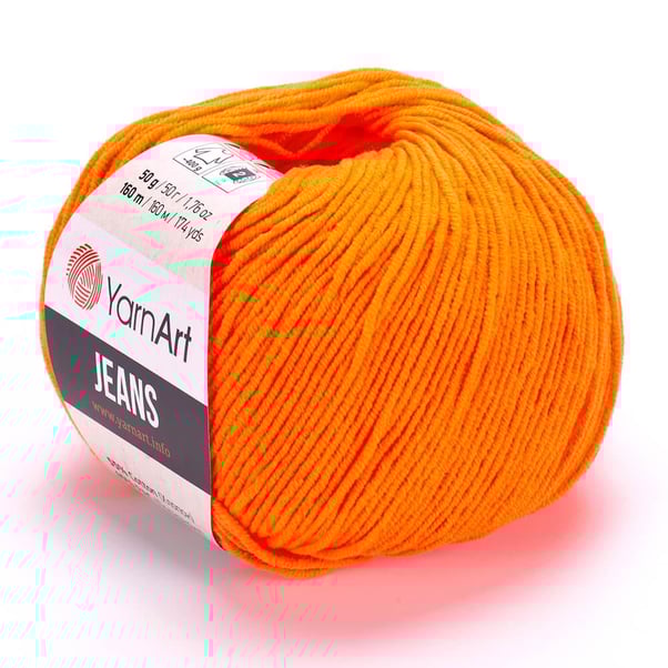 Yarnart Jeans Neon Turuncu El Örgü İpi 77