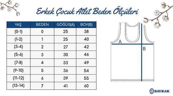Baykar Erkek Çocuk Baskılı 3'lü Set Atlet 2696 Lacivert