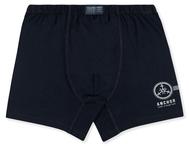 Erkek Çocuk Pamuklu Baskılı Rahat Kesim Likralı Boxer 3'lü Paket 3912 Renkli