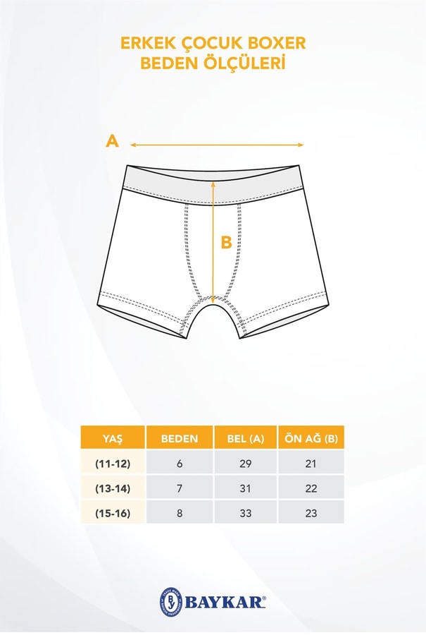Erkek Çocuk Pamuklu Baskılı Rahat Kesim Likralı Boxer 3'lü Paket 3952 Renkli