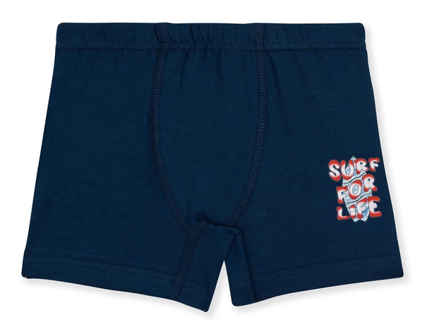 Erkek Çocuk Pamuklu Baskılı Rahat Kesim Likralı Boxer 3'lü Paket 3536 Renkli