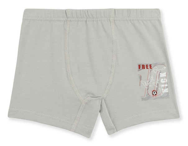 Erkek Çocuk Pamuklu Baskılı Rahat Kesim Likralı Boxer 3'lü Paket 3556 Renkli