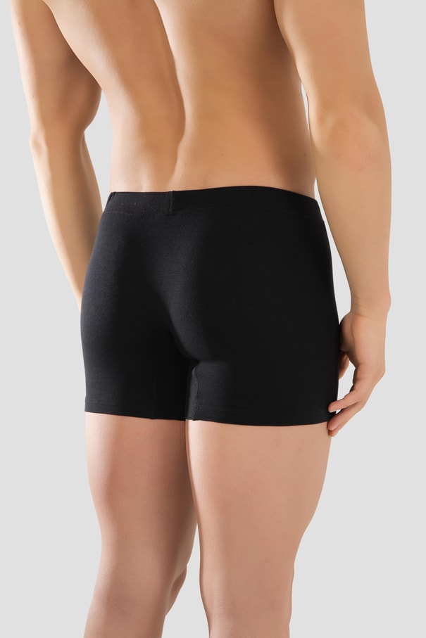 Erkek Mikro Modal Elestan Basic Boxer 1402 Siyah