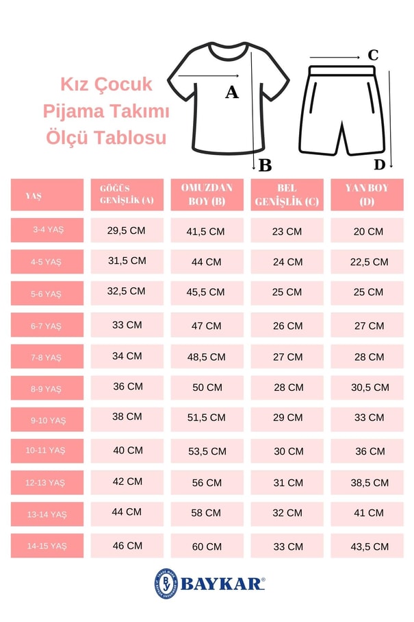 Genç Kız Çocuk Pamuklu Bisiklet Yaka Kalp Desen Baskılı Kısa Kollu Şortlu Pijama Takımı 9244 KREM