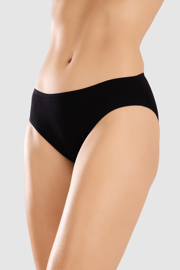 Kadın Pamuklu Basic Slip Külot 3lü Paket 8500 Siyah