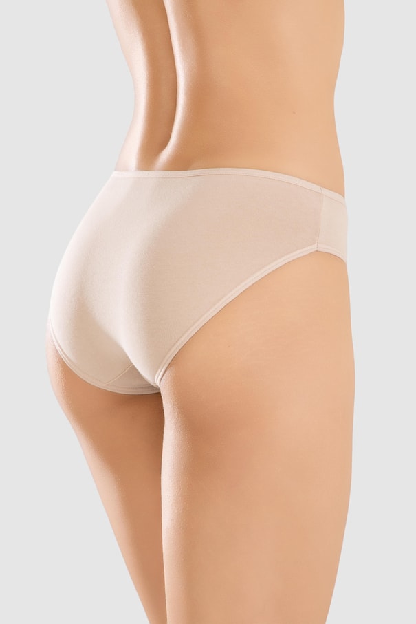Kadın Pamuklu Basic Slip Külot 3lü Paket 8500 Ten Rengi