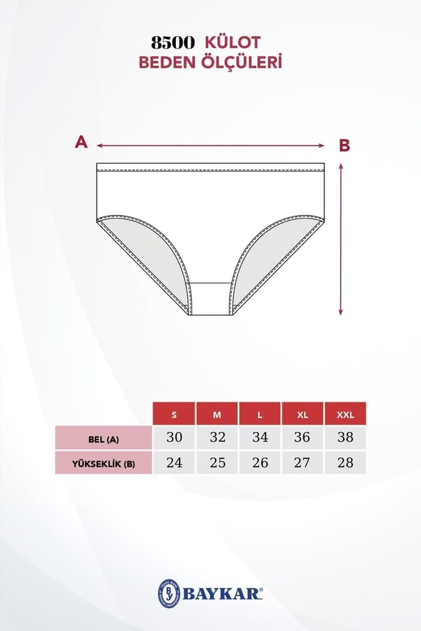 Kadın Pamuklu Basic Slip Külot 3lü Paket 8500 Ten Rengi
