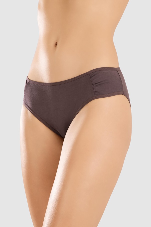 Kadın Pamuklu Renkli  Bikini Kesim Külot 3'lü Paket 8418 Renkli