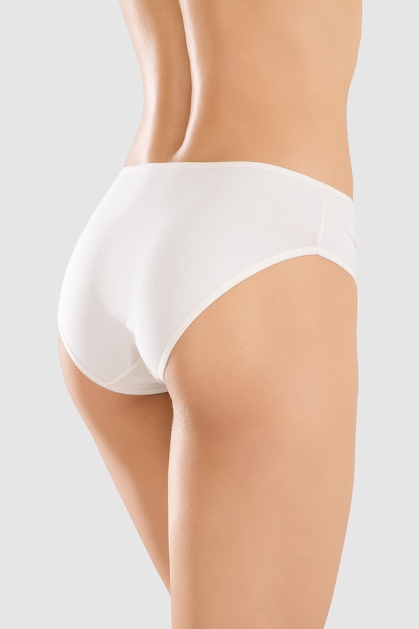 Kadın Pamuklu Renkli  Bikini Kesim Külot 3'lü Paket 8418 Renkli