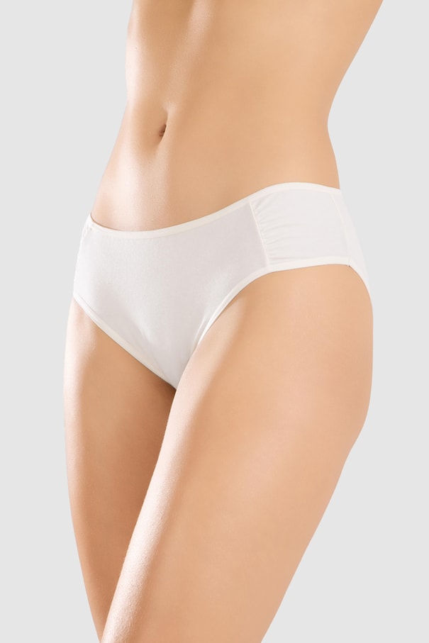 Kadın Pamuklu Renkli  Bikini Kesim Külot 3'lü Paket 8418 Renkli