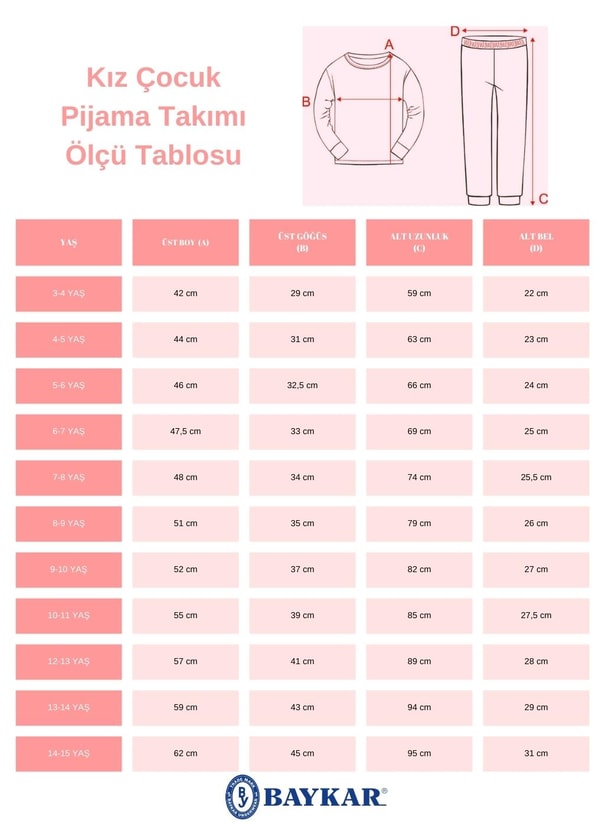 Kız Çocuk Pamuklu Baskılı Bisiklet Yaka Uzun Kollu Manşetli Pijama Takımı 9239 ANTRASIT