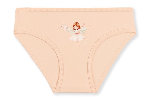 Kız Çocuk Pamuklu Renkli Baskılı Bikini Külot 3'lü Paket 5738 Renkli