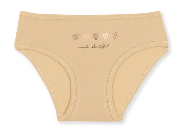 Kız Çocuk Pamuklu Renkli Baskılı Bikini Külot 3'lü Paket 5758 Renkli