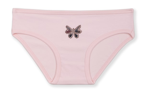 Kız Çocuk Pamuklu Renkli Baskılı Bikini Külot 3'lü Paket 5376 Renkli