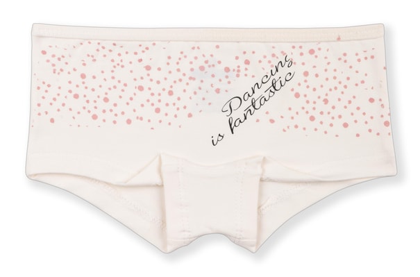 Kız Çocuk Pamuklu Renkli Baskılı Likralı Boxer 3'lü Paket 5374 Renkli