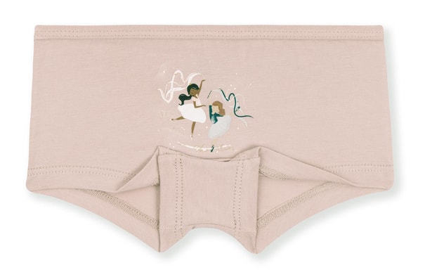 Kız Çocuk Pamuklu Renkli Baskılı Likralı Boxer 3'lü Paket 5792 Renkli