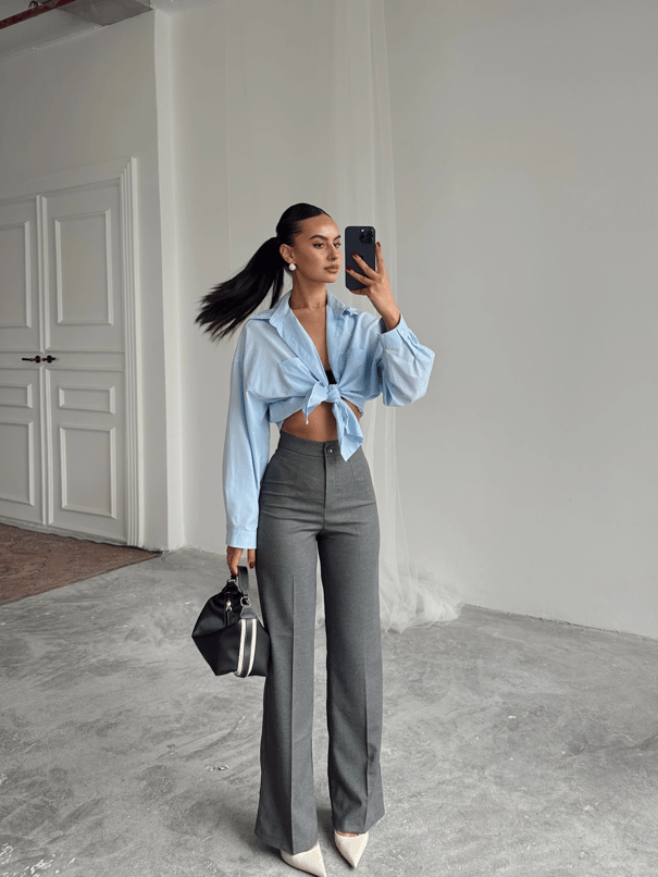 Poliviskon Fit Palazzo - Gri