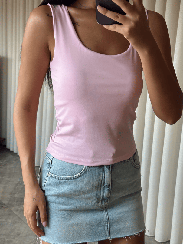Basic Tulumlu Atlet - Pembe