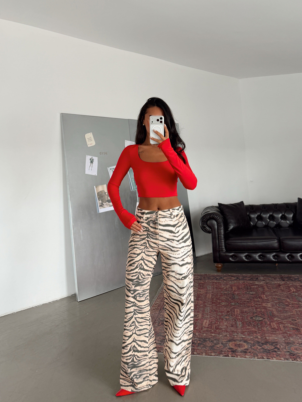 Desenli Jean Palazzo - Zebra