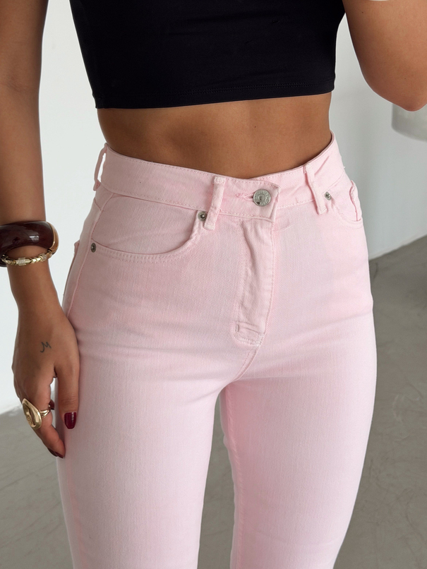Boyfit Denim Jean - Pembe