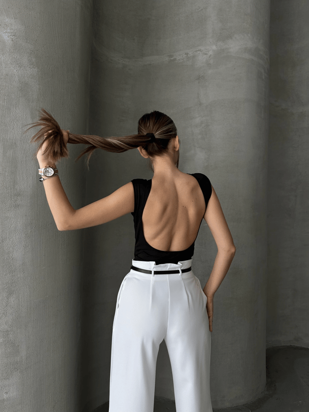 Tonny Bodysuit Siyah - Siyah