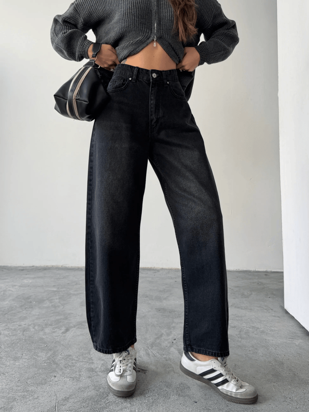 Baggy Jean  - Siyah