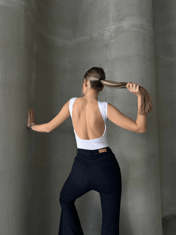 Tonny Bodysuit Beyaz - Beyaz
