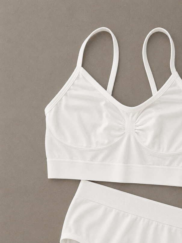 Basic Bralet Takım - Beyaz