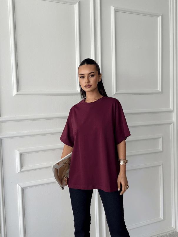 Oversize Basic - Bordo